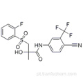 N- [4-Ciano-3- (trifluorometil) fenil] -3 - [(2- fluorofenil) sulfonil] -2-hidroxi-2-metilpropanamida CAS 1159977-36-2